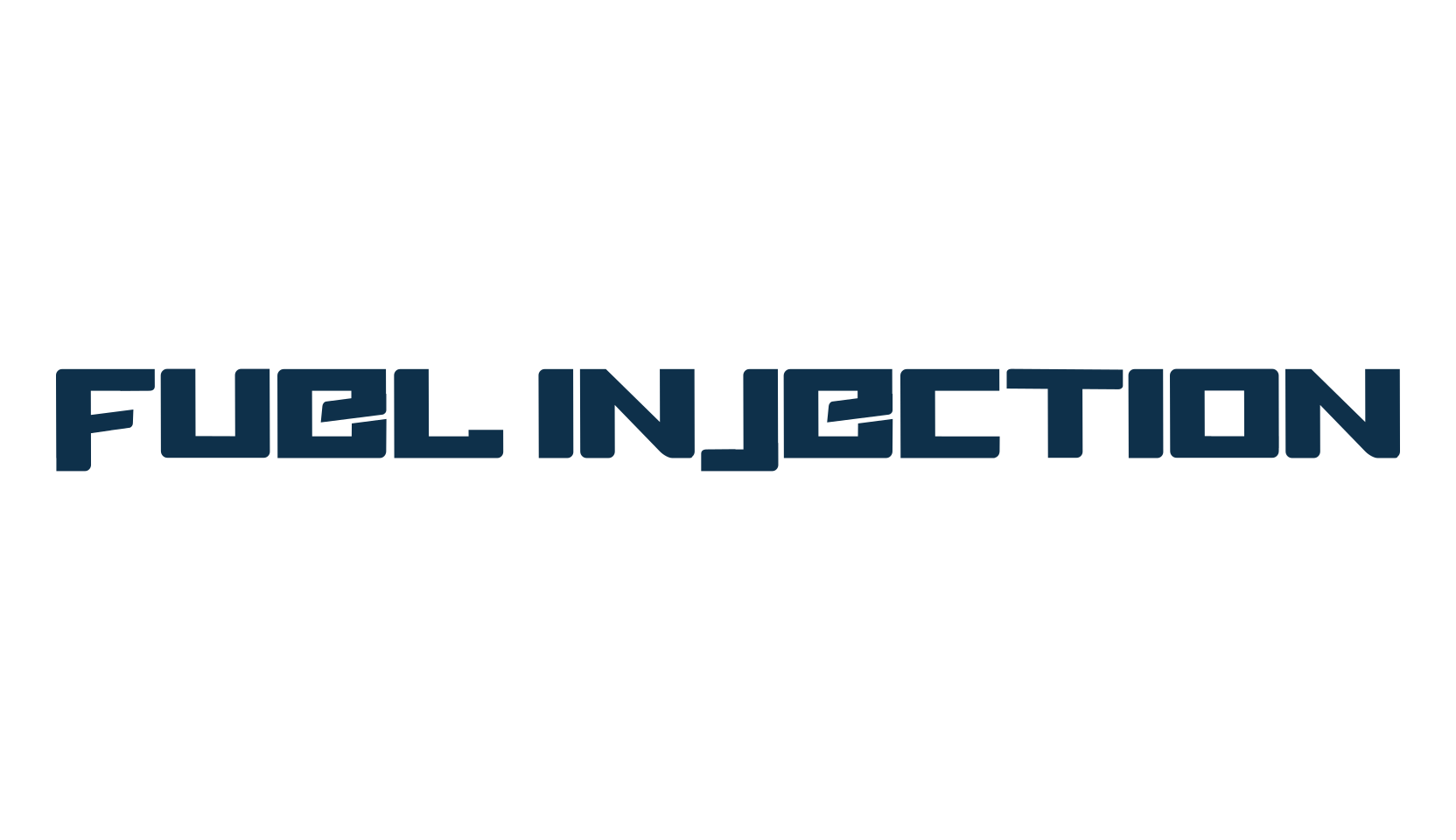 Fuel Injection, sci-fi font preview