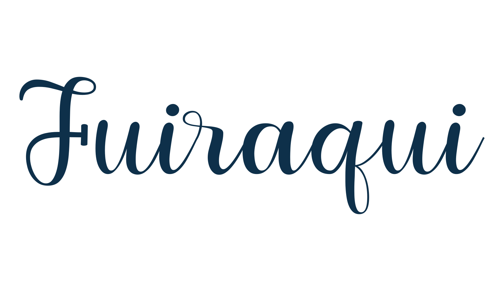 Fuiraqui, fancy decorative font preview