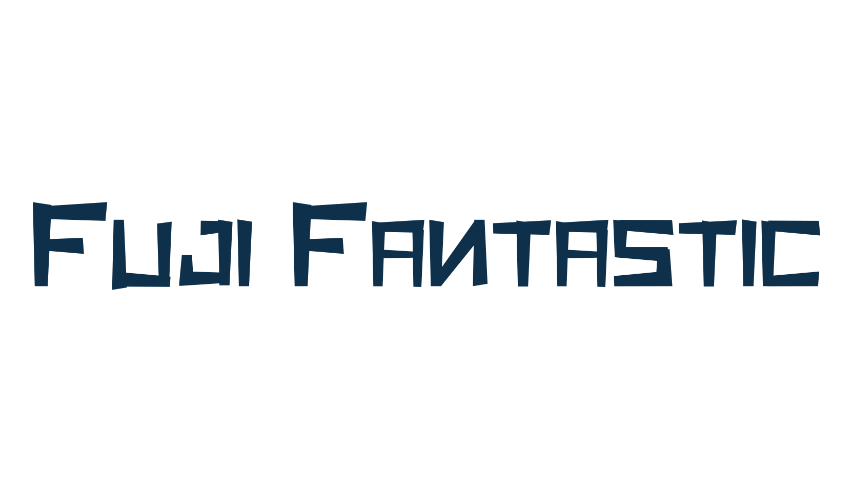 Fuji Fantastic, chinese, jpn font preview