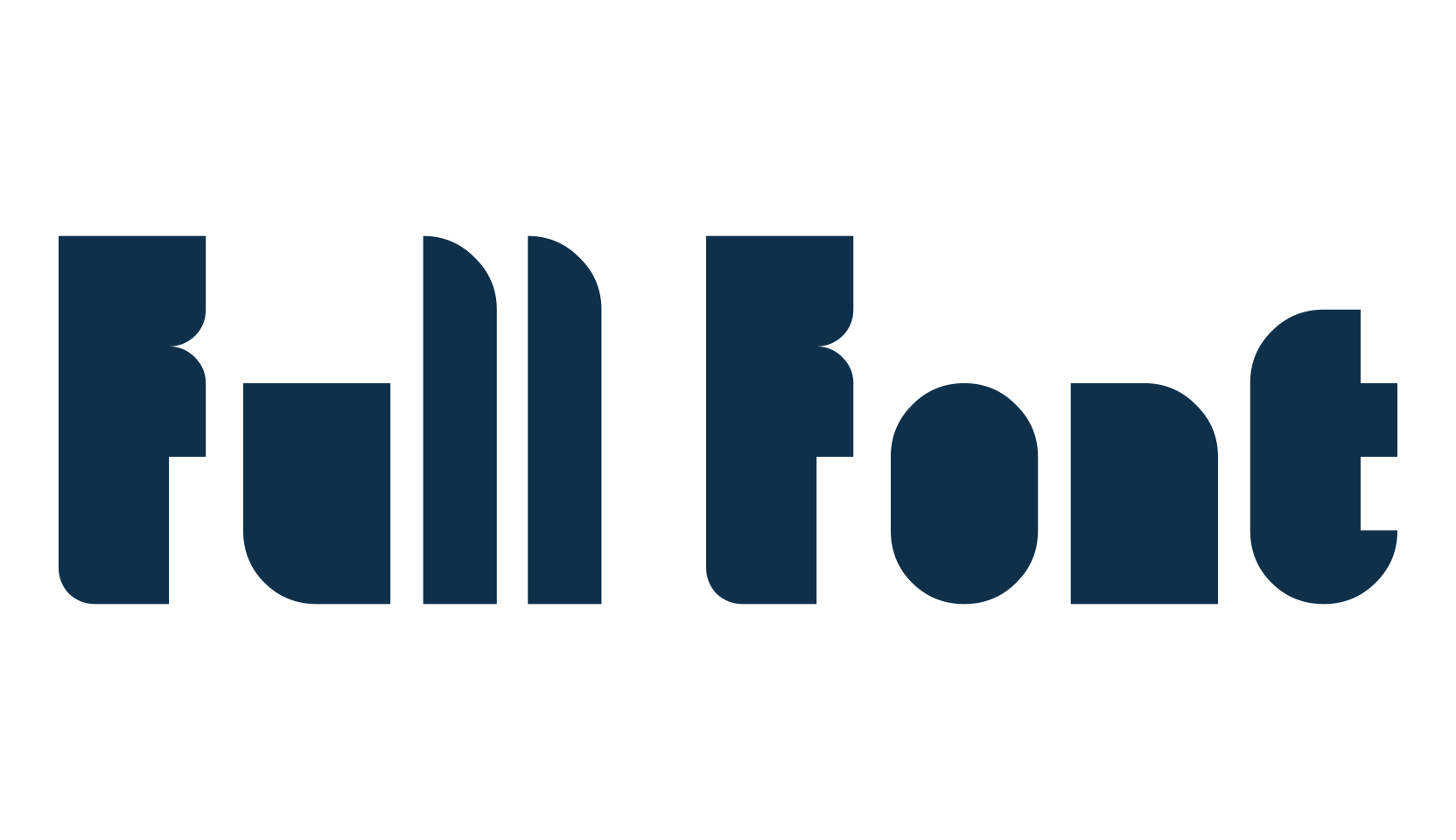 Full Font, groovy font preview