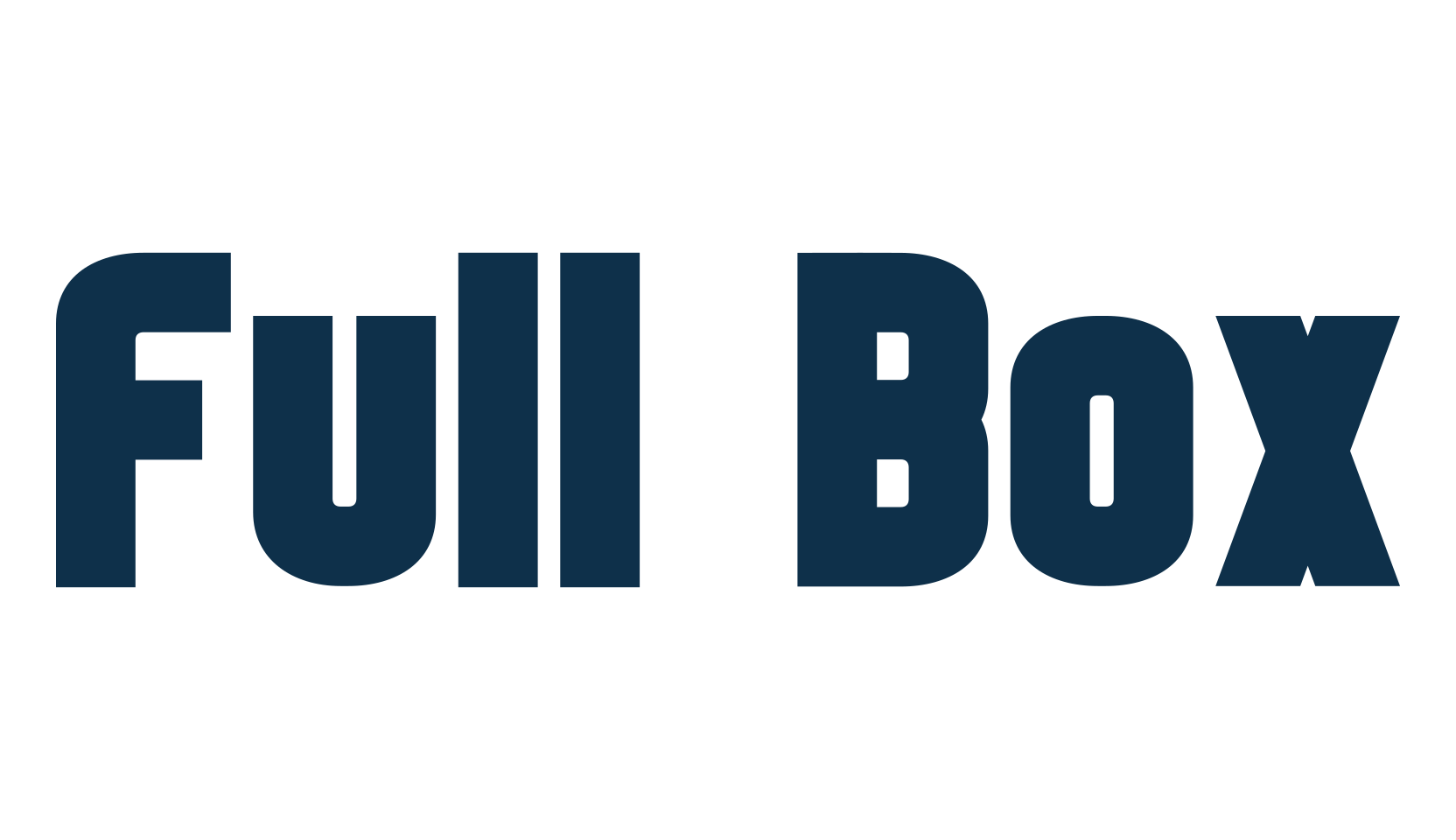 Full Box, basic sans serif font preview