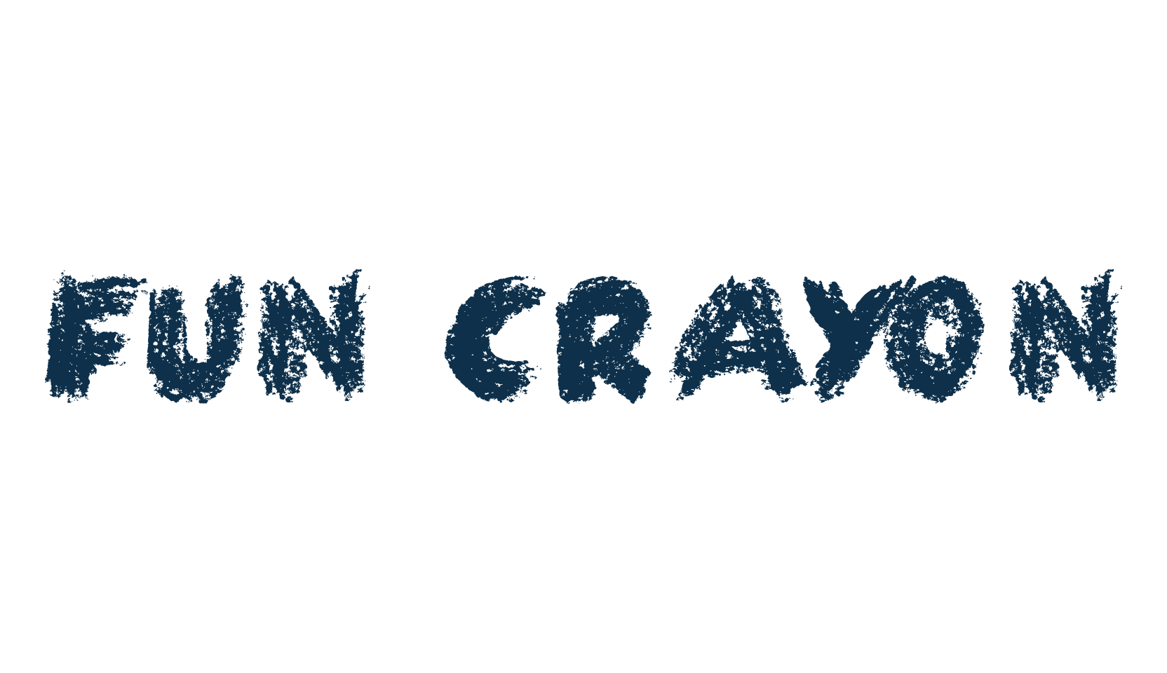Fun Crayon, script trash fancy decorative calligraphy font preview