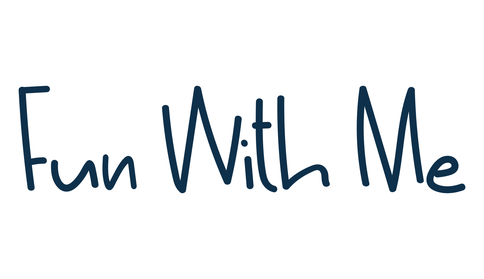 Fun With Me, handwriting font preview