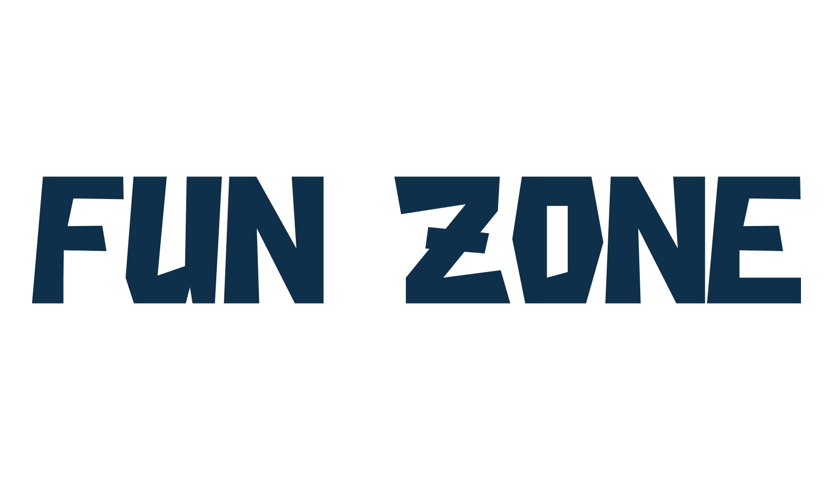 Fun Zone, cartoon font preview