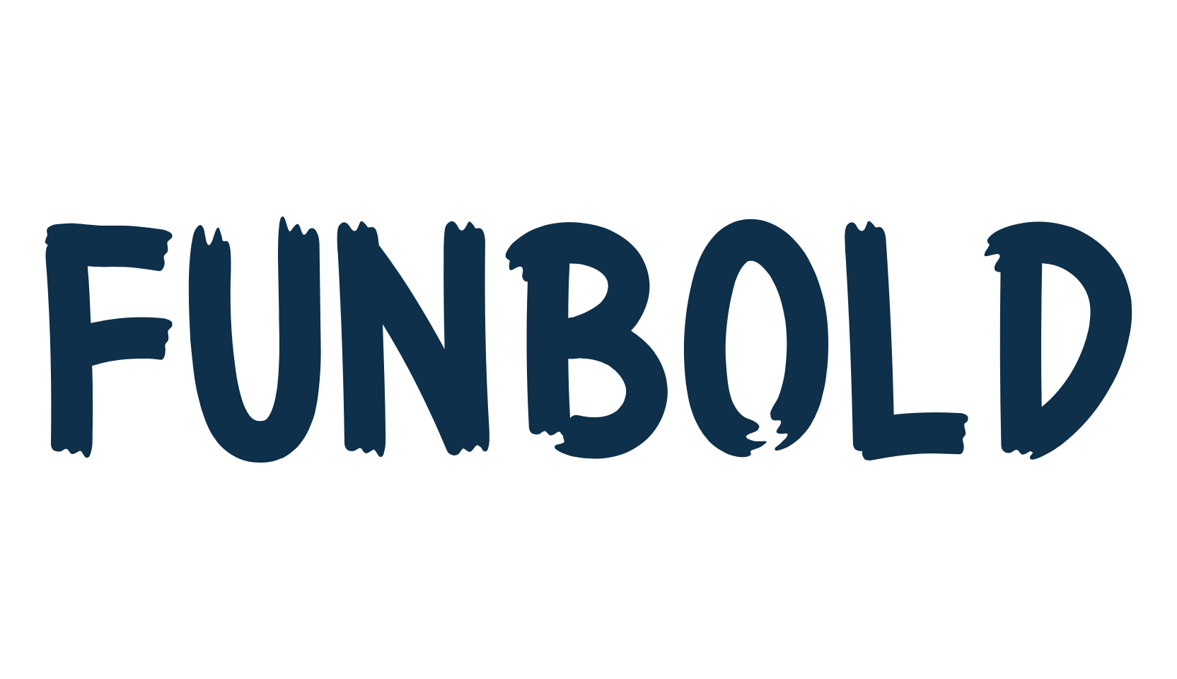 Funbold, fancy cartoon decorative font preview