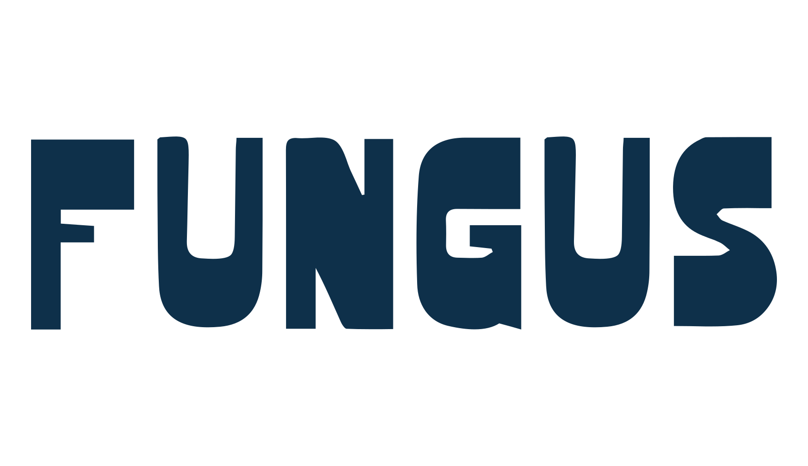 Fungus, retro font preview