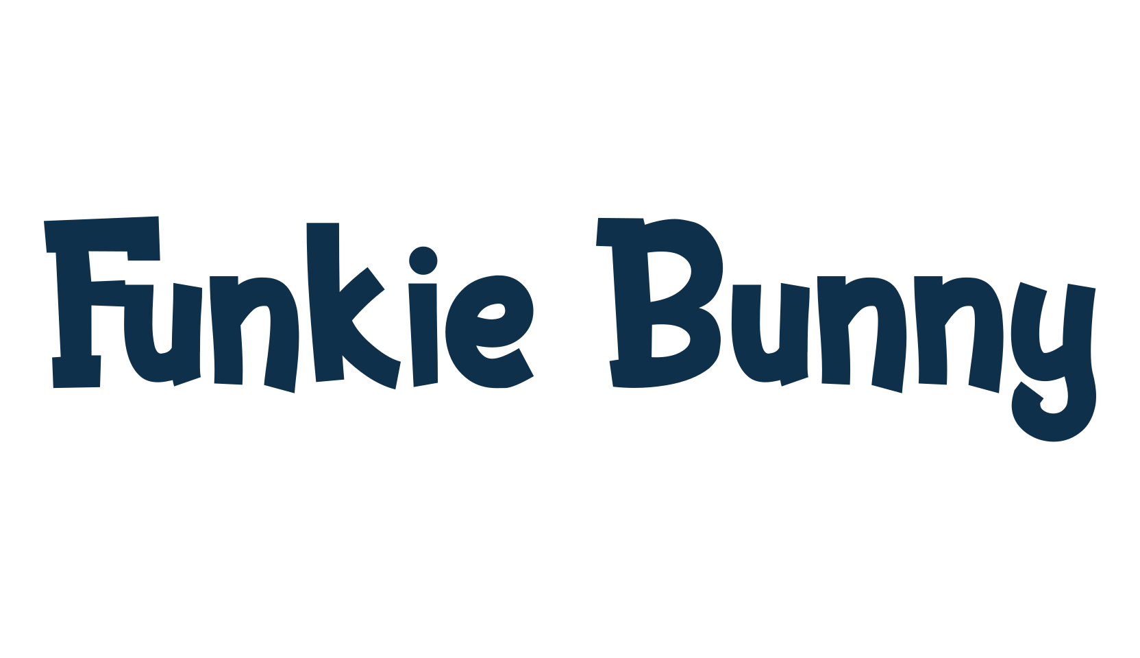 Funkie Bunny, fancy decorative font preview
