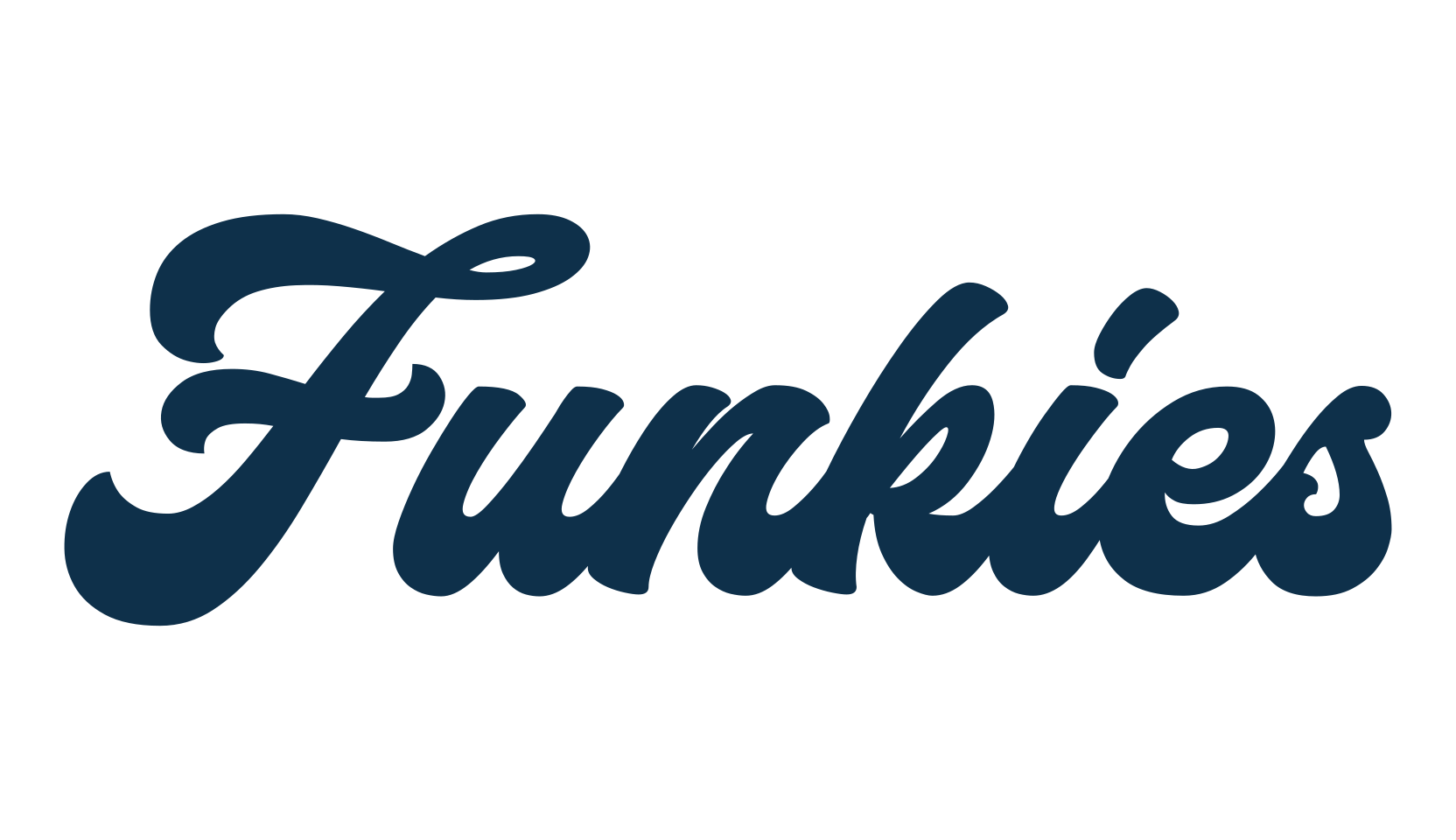 Funkies, old school font preview
