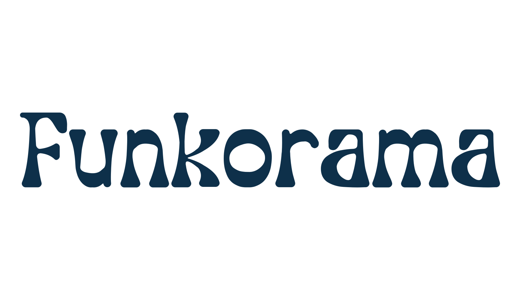 Funkorama, groovy font preview