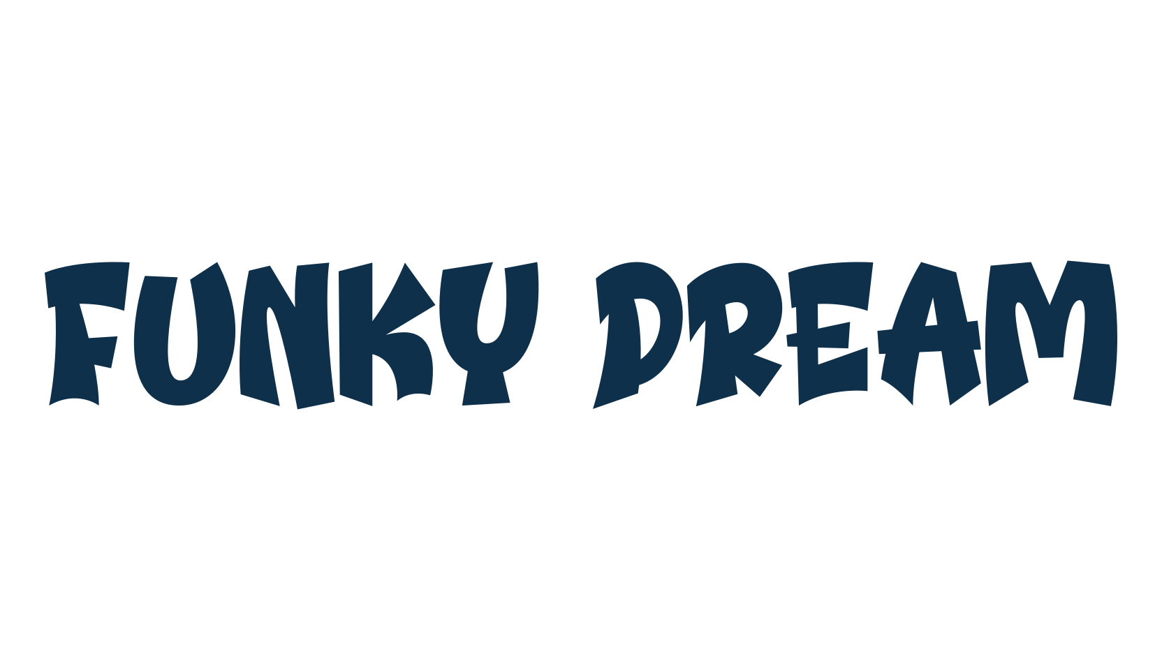 Funky Dream, script graffiti fancy decorative calligraphy font preview