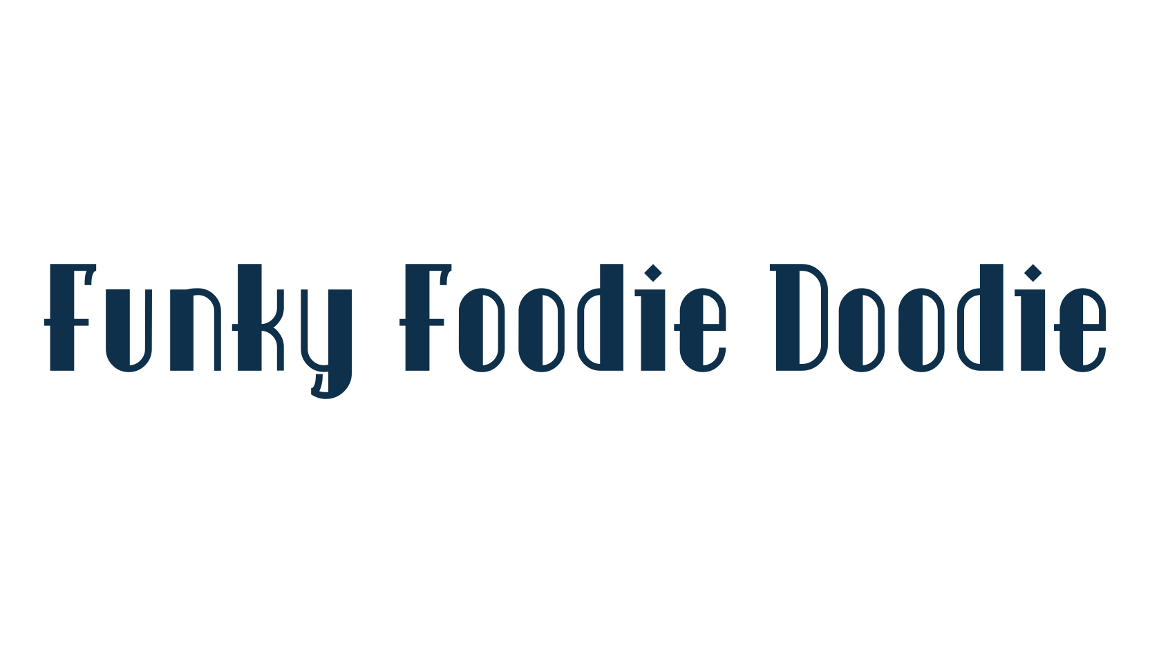 Funky Foodie Doodie, retro font preview