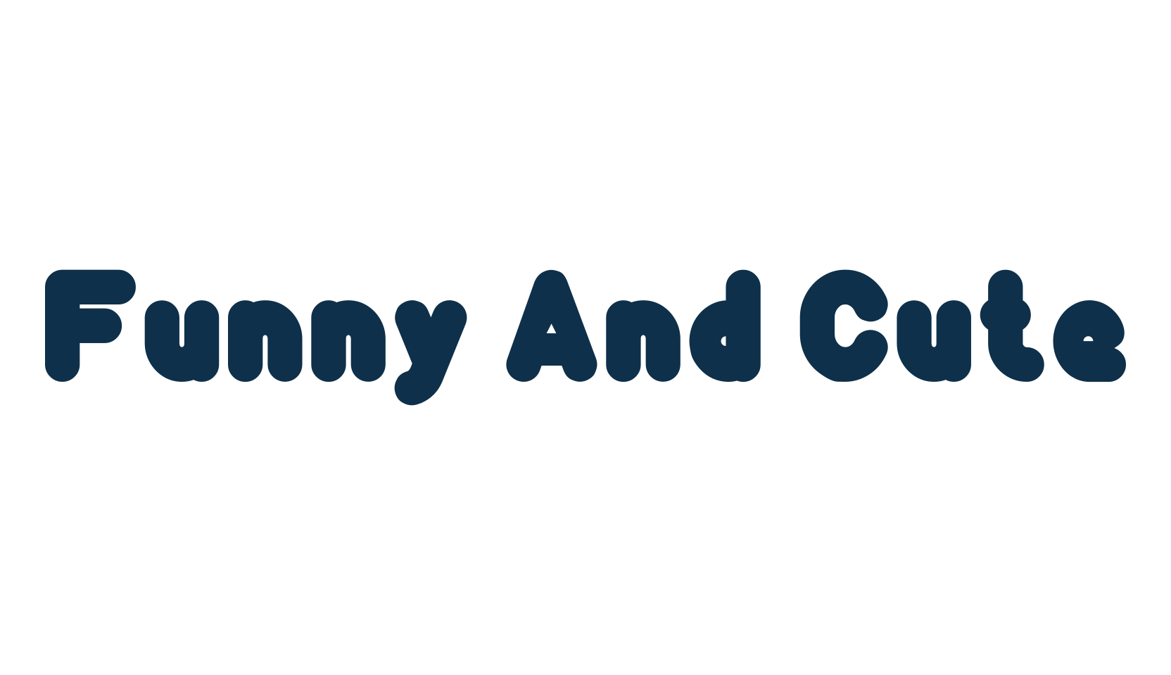 Funny And Cute, fancy various basic font preview