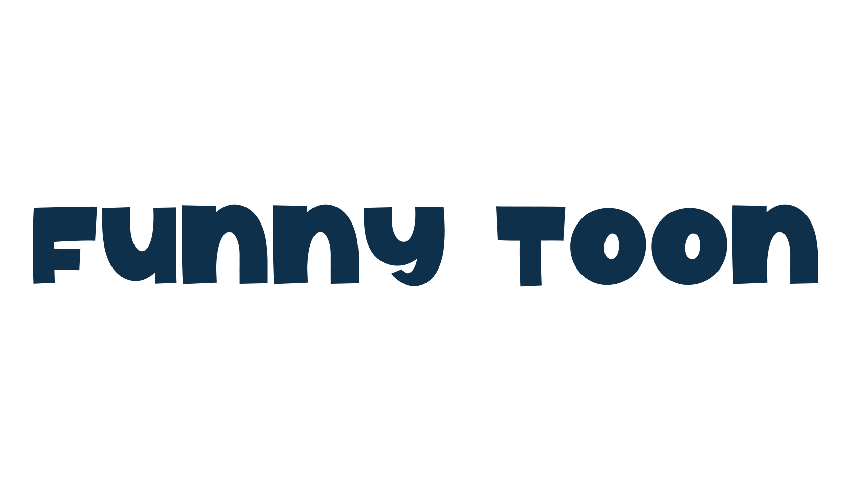 Funny Toon, cartoon font preview