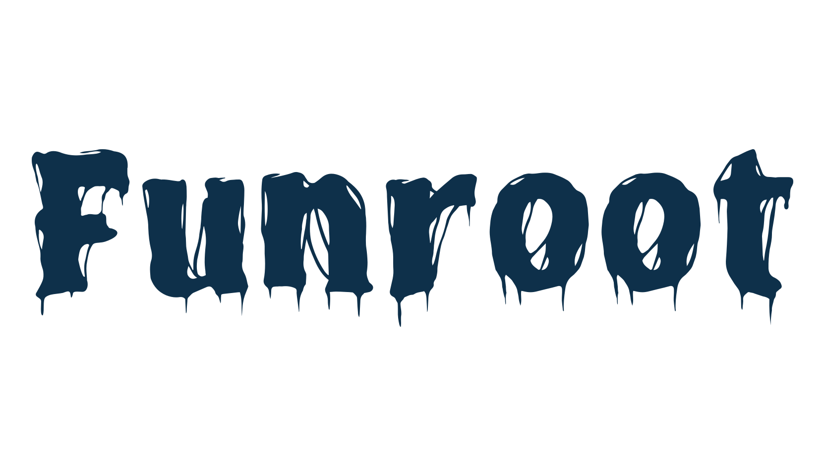 Funroot, fancy decorative font preview