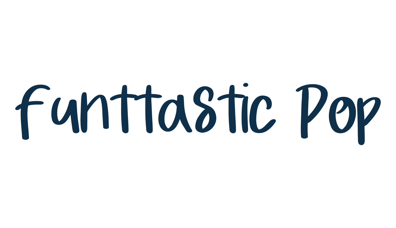 Funttastic Pop, script handwritten fancy decorative calligraphy font preview