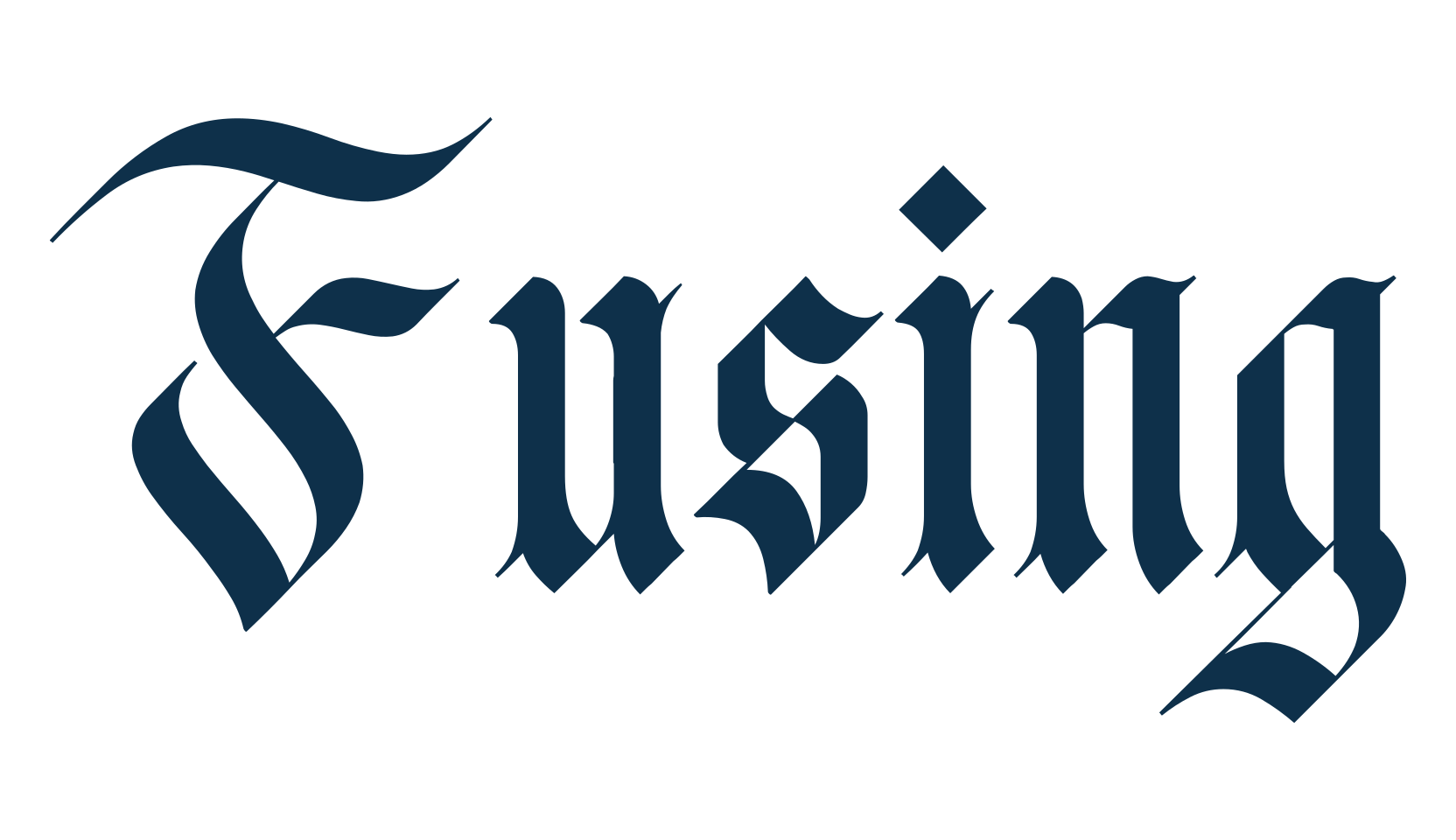 Fusing, medieval font preview