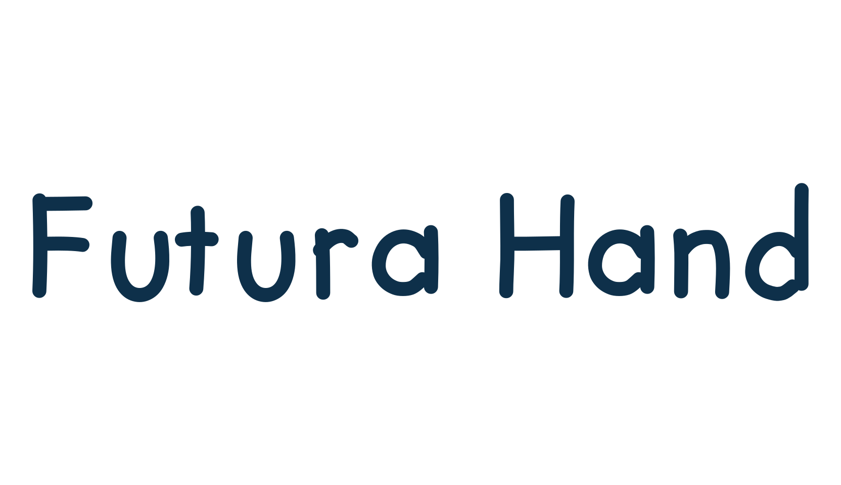 Futura Hand (futurahand), fancy various decorative script calligraphy font preview