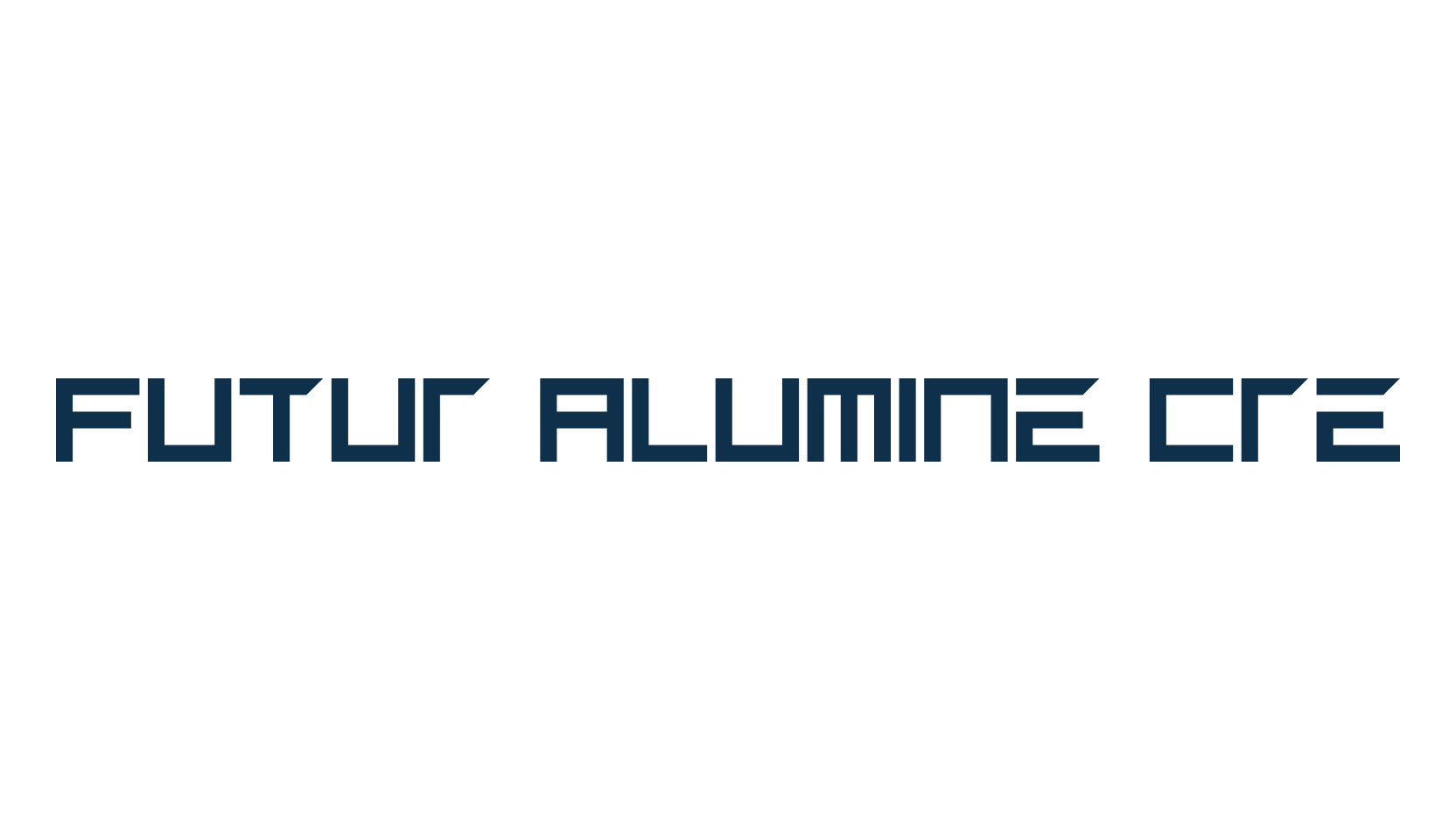 Futur Alumine Cre, techno sci-fi font preview