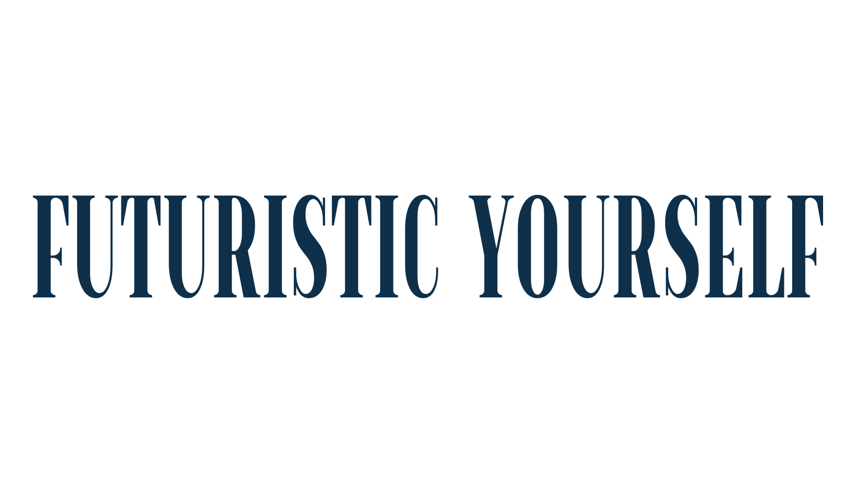 Futuristic Yourself, serif font preview