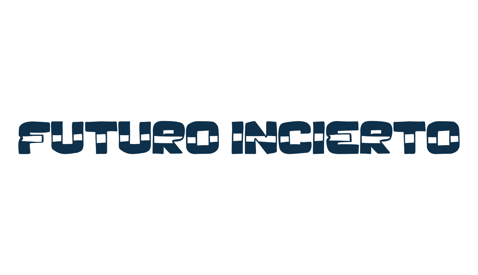Futuro Incierto, fancy various decorative font preview