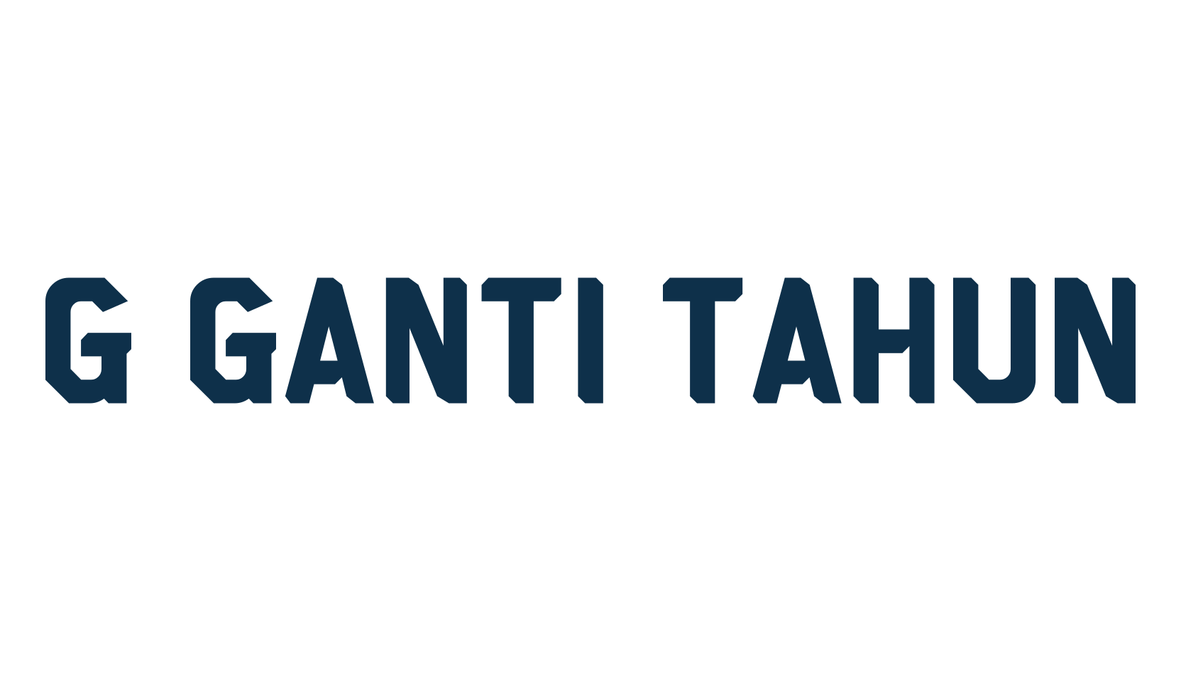 g Ganti Tahun, various font preview