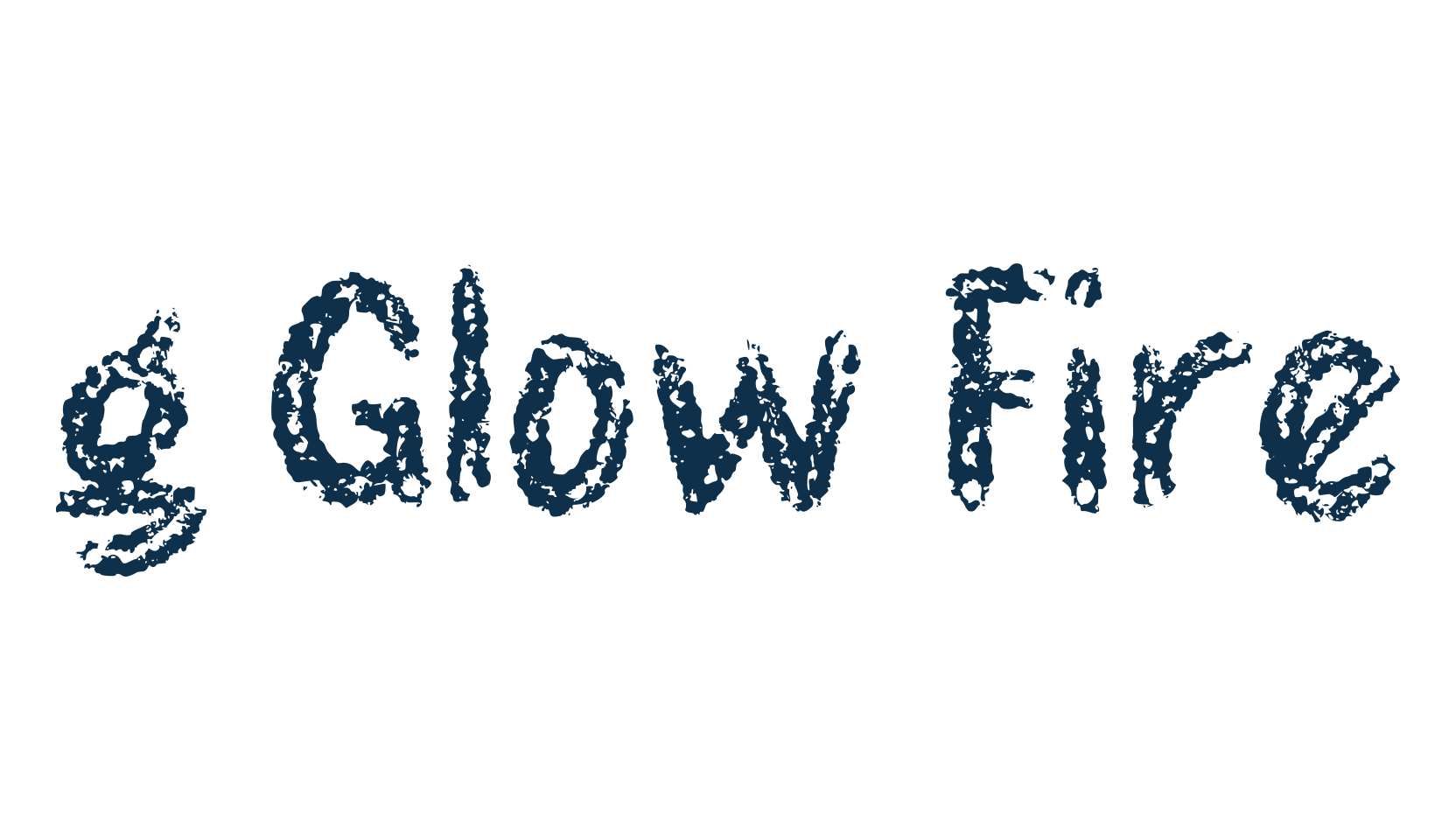 g Glow Fire, fancy fire, ice decorative font preview