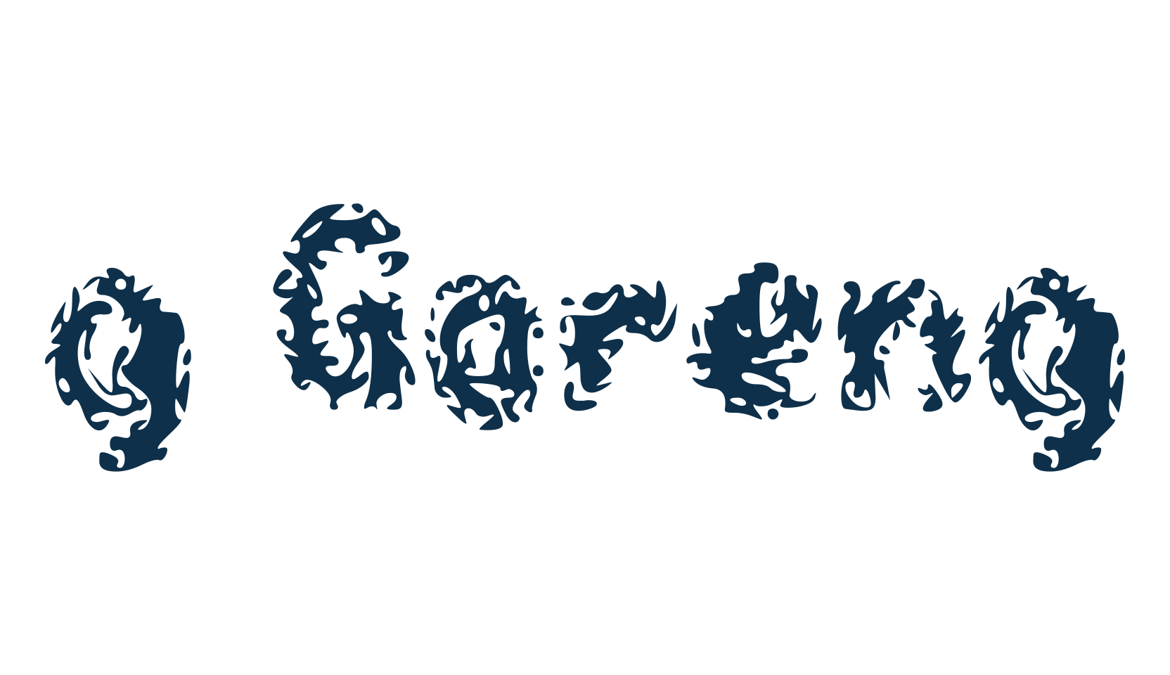 g Goreng, fancy fire, ice decorative font preview