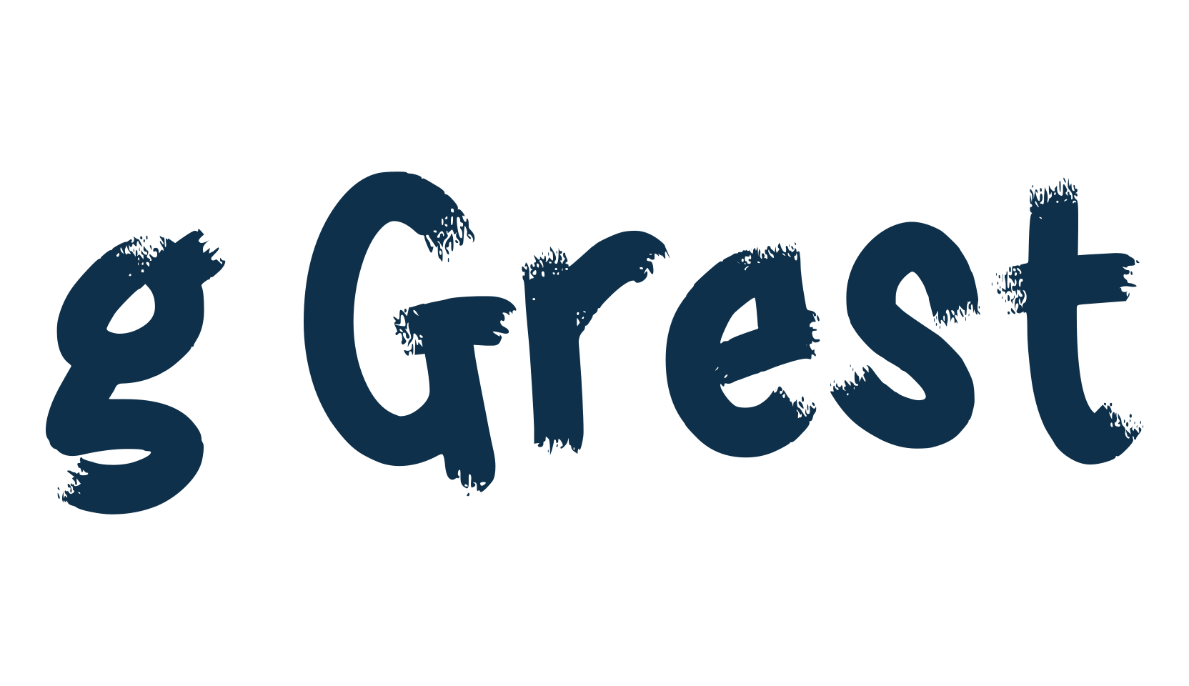 g Grest, script brush fancy decorative calligraphy font preview