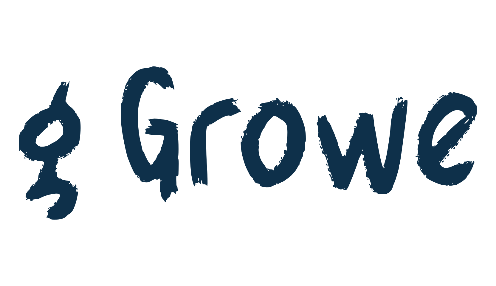 g Growe, brush font preview