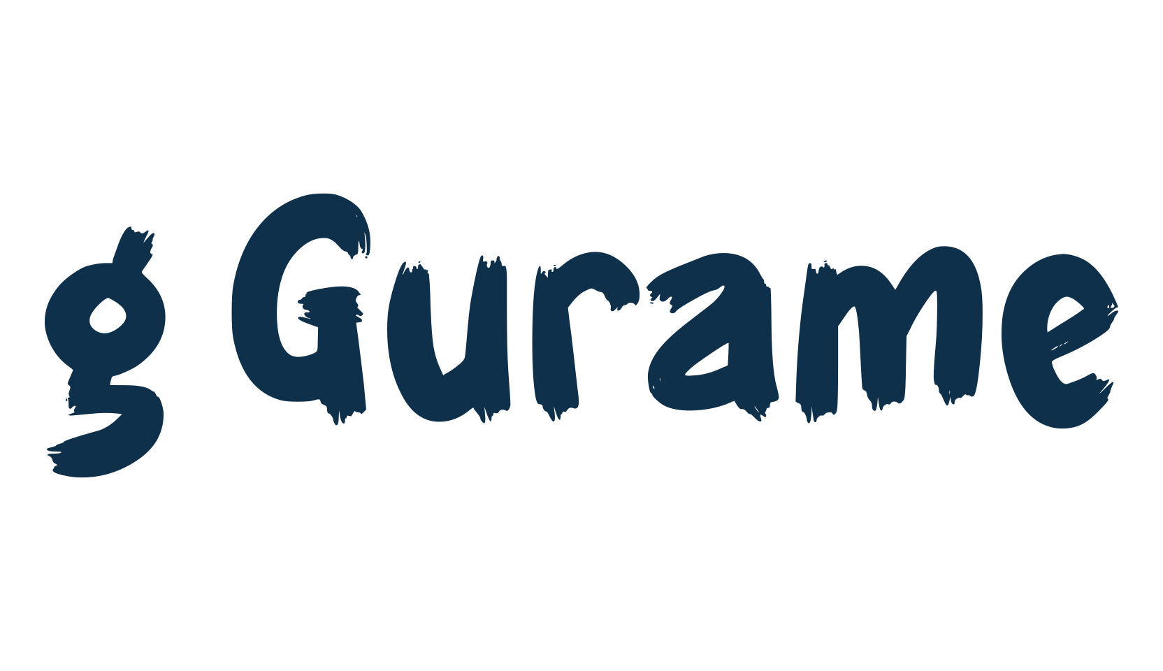g Gurame, script brush fancy decorative calligraphy font preview