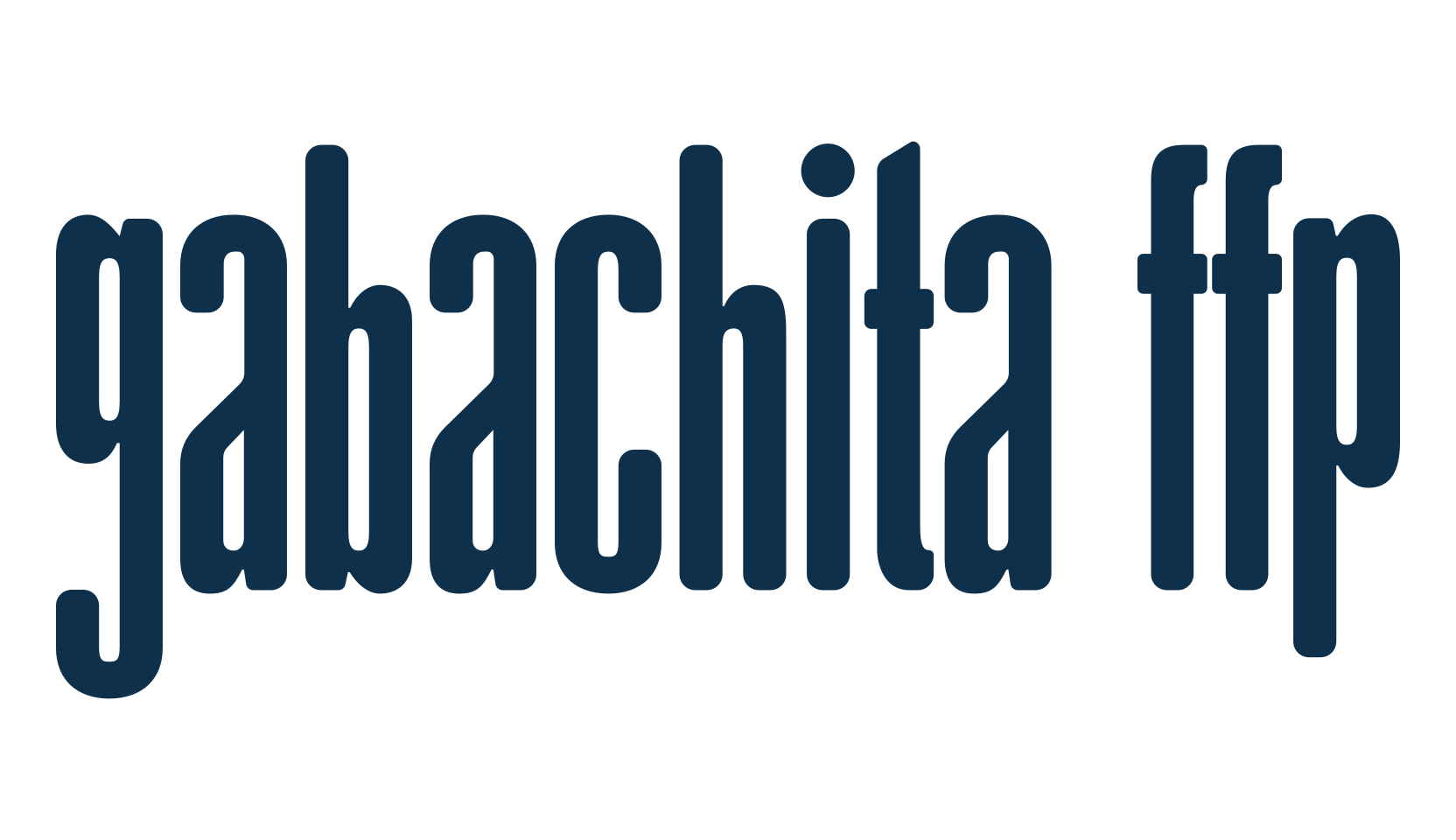 Gabachita FFP, sans serif font preview
