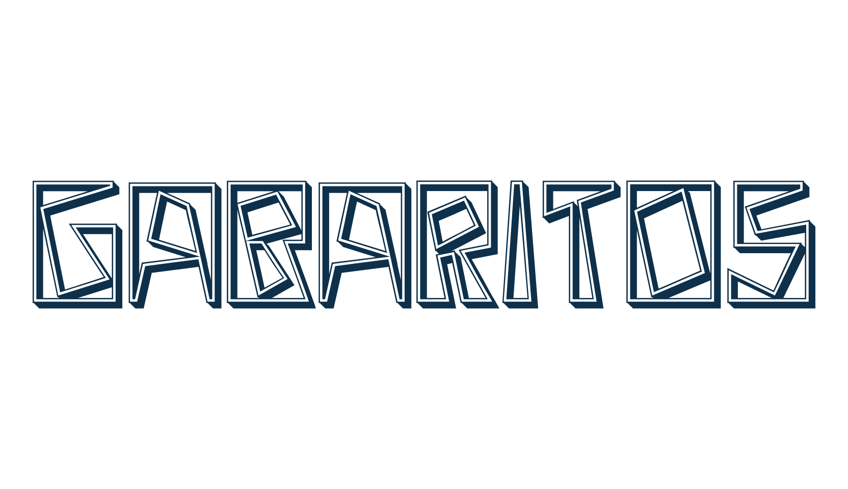 Gabaritos, fancy various decorative font preview