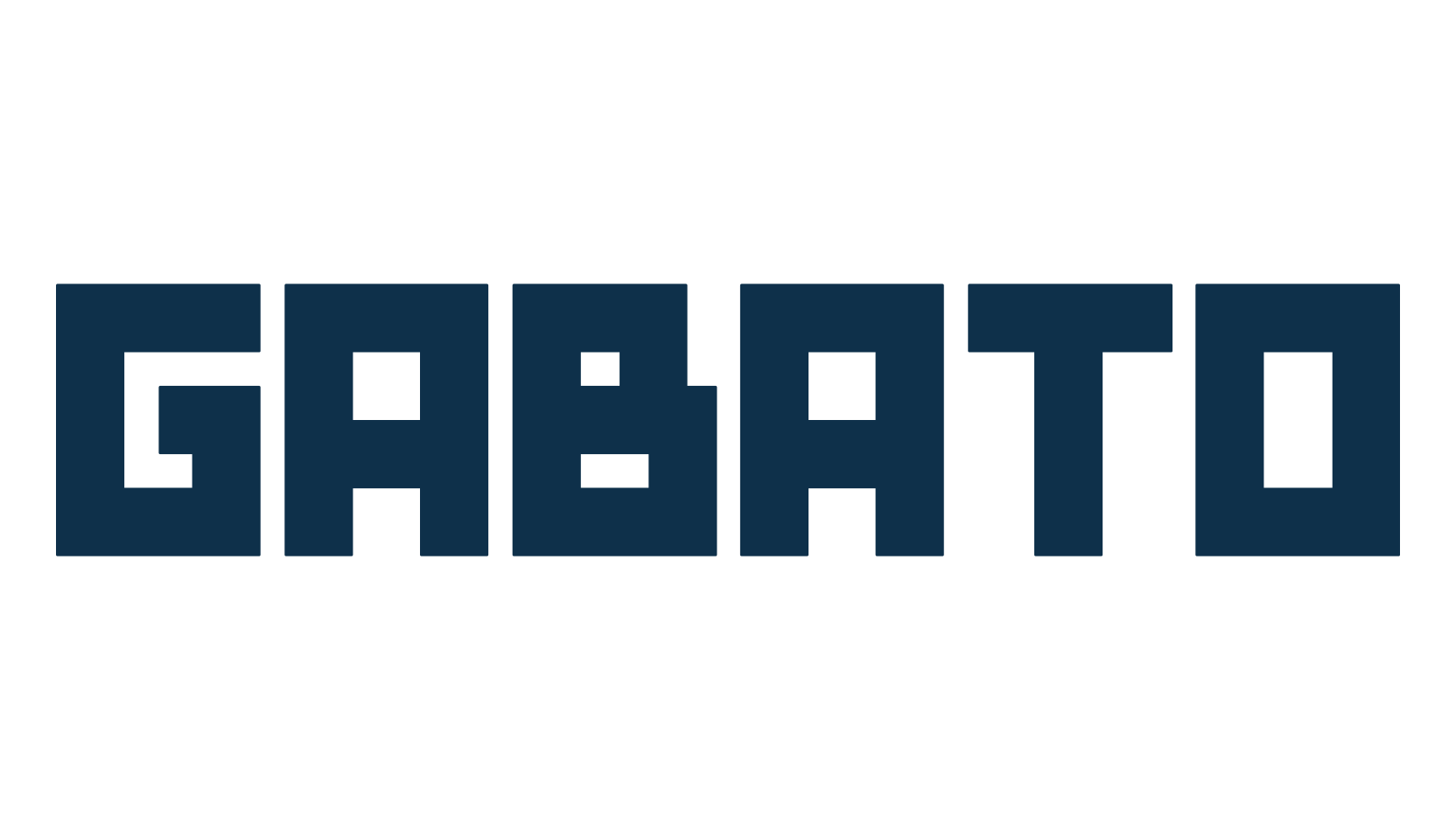 Gabato, techno square sci-fi font preview