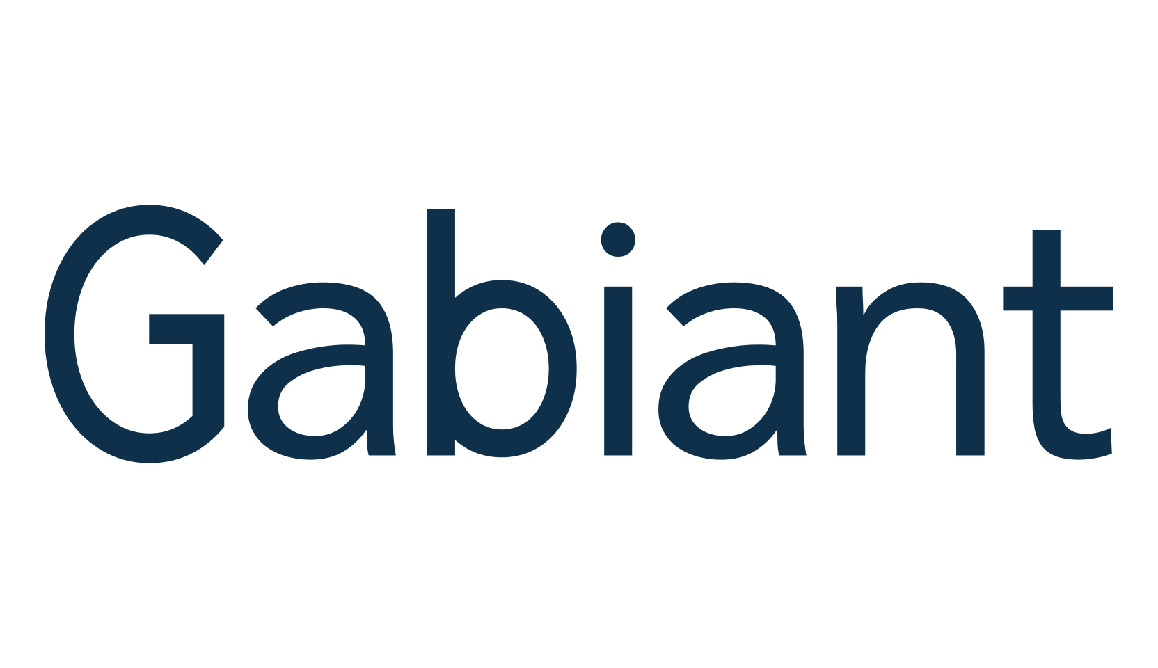 Gabiant, basic sans serif font preview