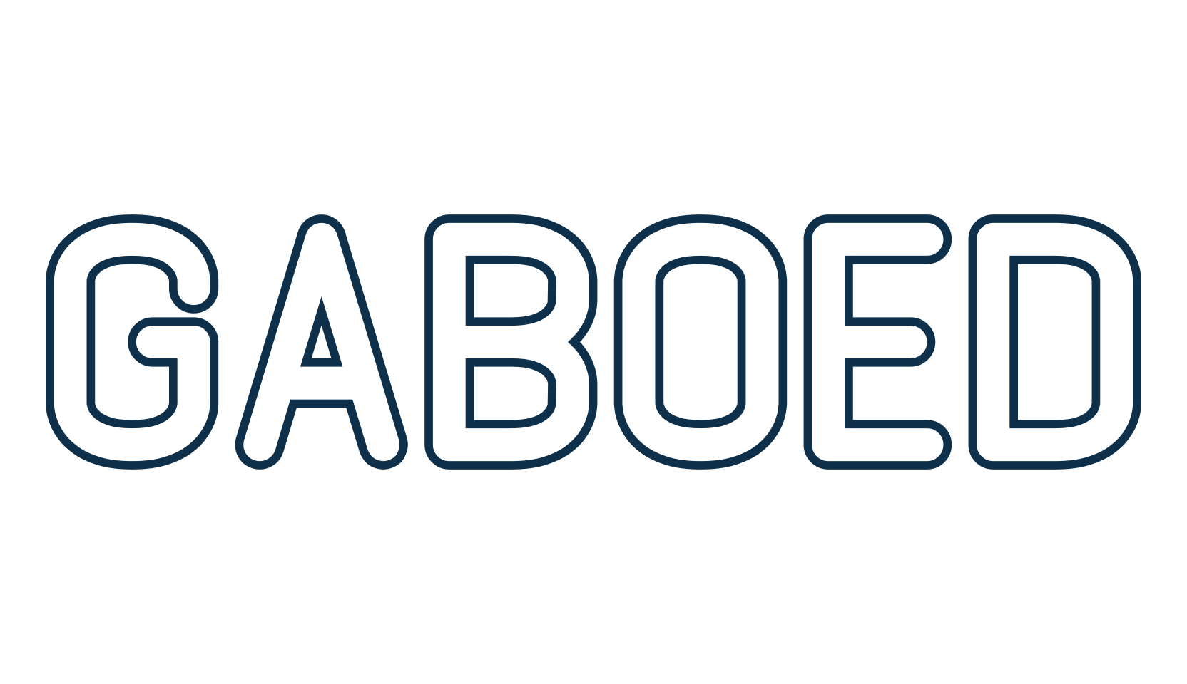 Gaboed, basic sans serif font preview