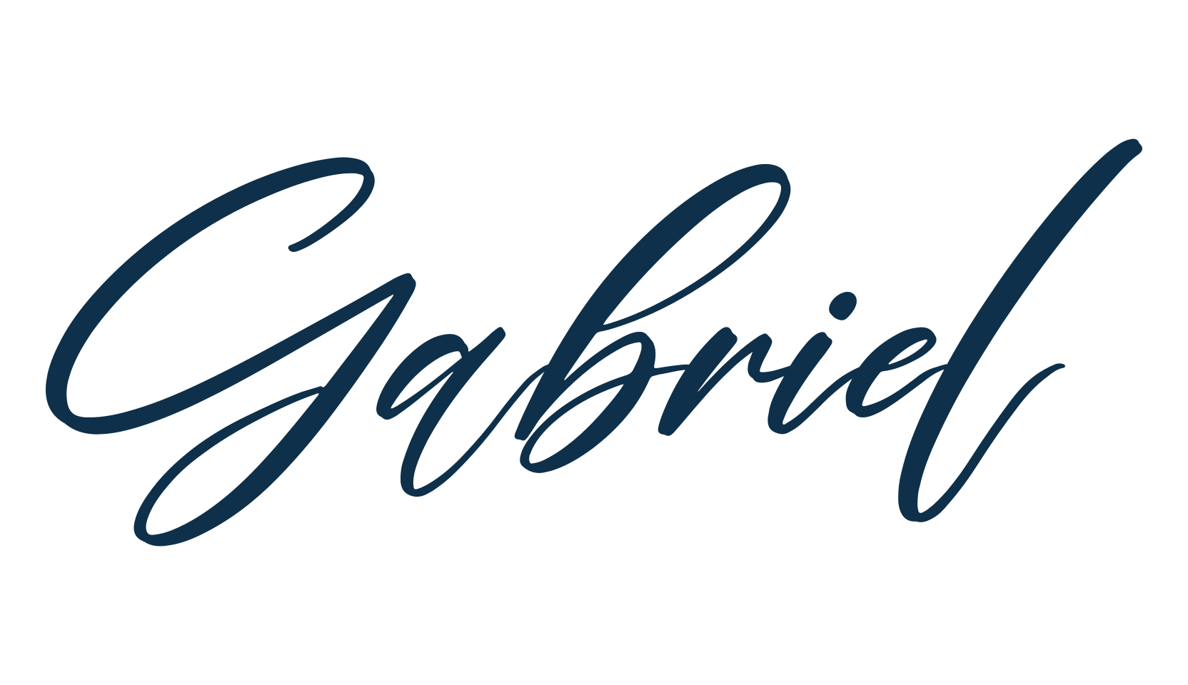 Gabriel (gabriel-2), script handwritten fancy decorative calligraphy font preview