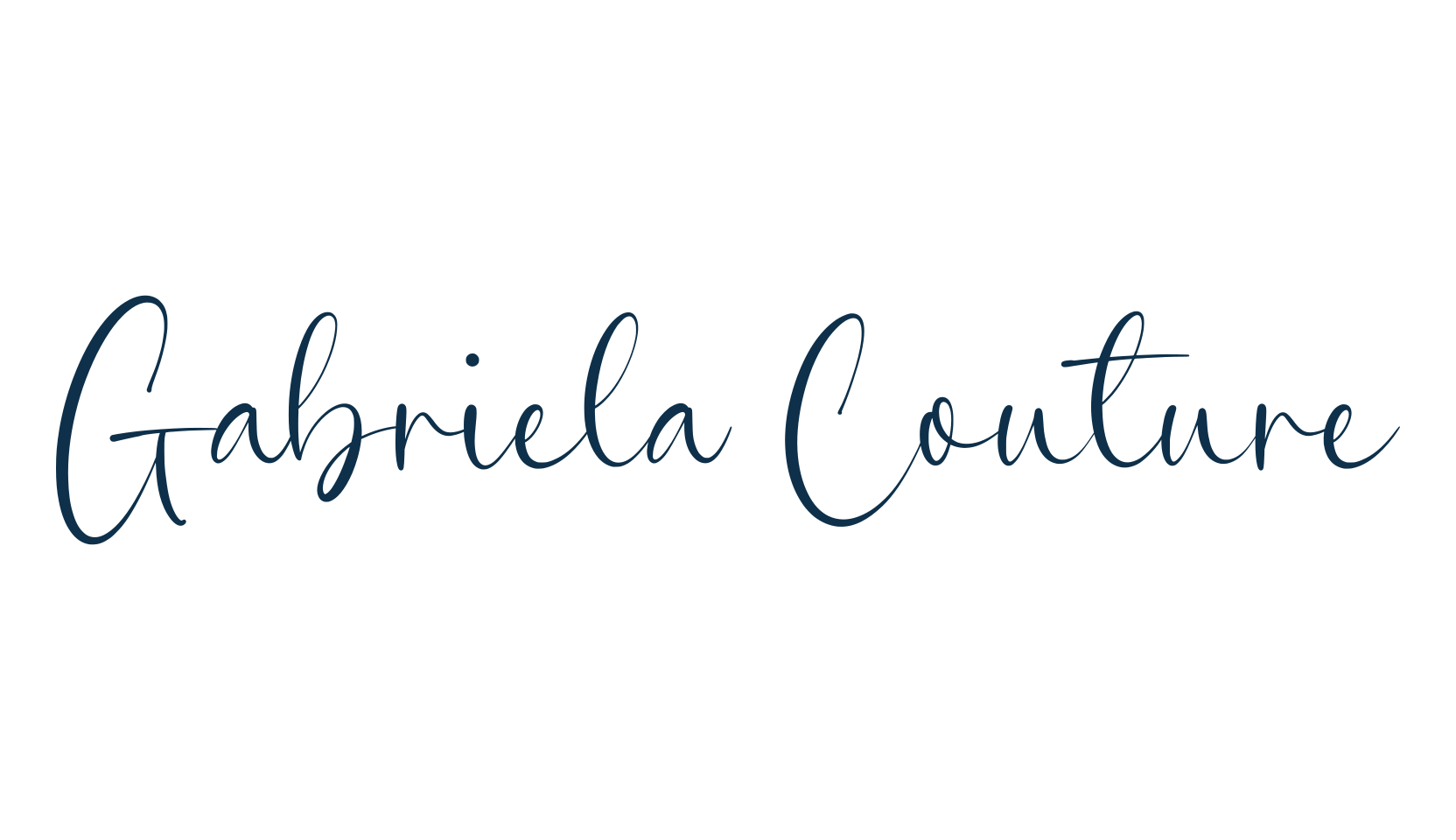 Gabriela Couture, script handwritten fancy decorative calligraphy font preview