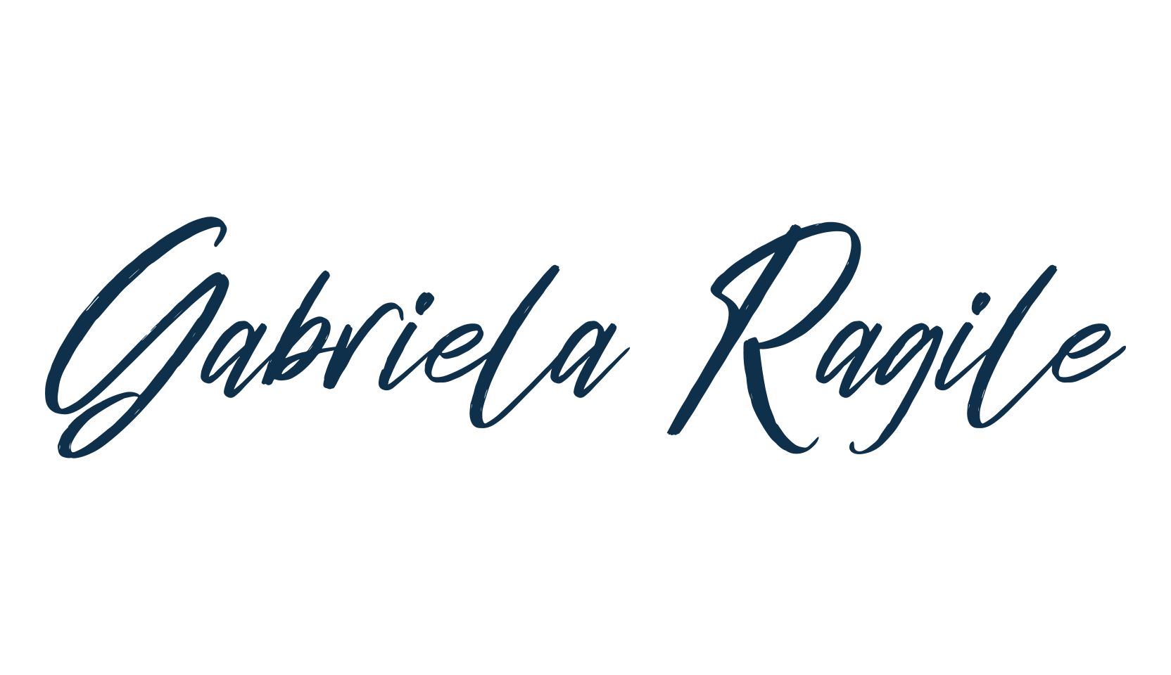 Gabriela Ragile, script handwritten fancy decorative calligraphy font preview