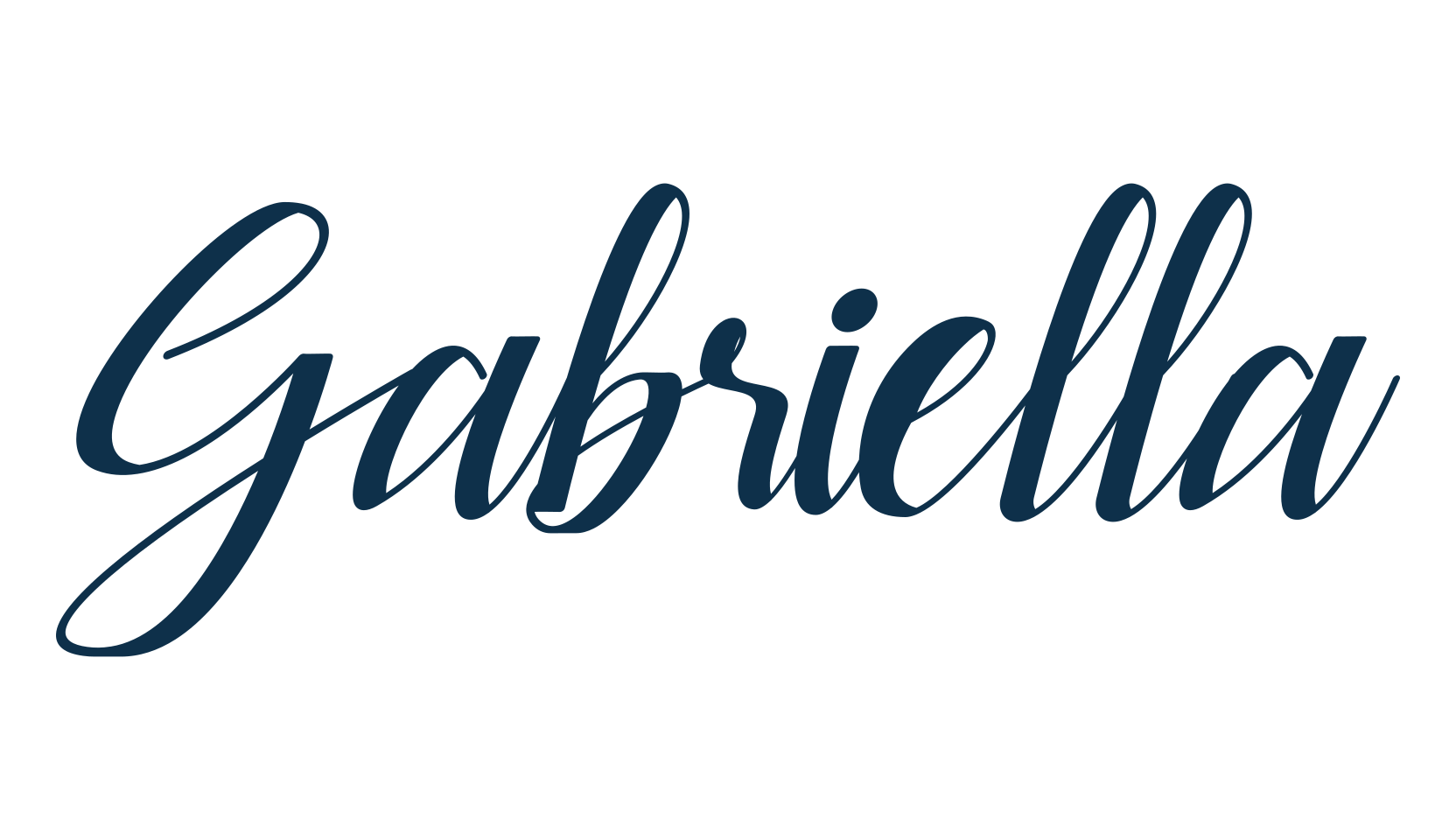 Gabriella (gabriella-2), calligraphy font preview