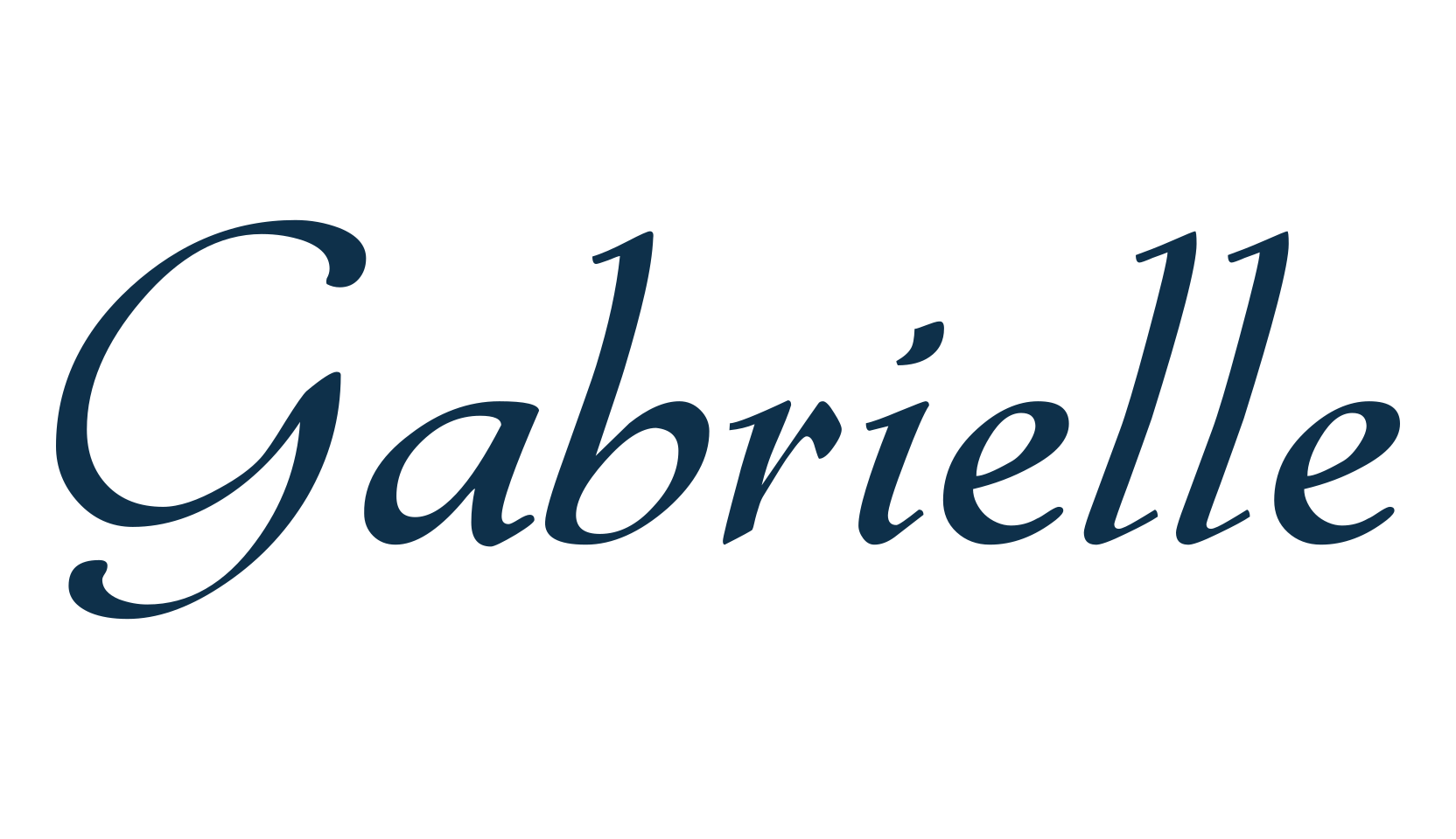 Gabrielle (gabrielle), script calligraphy fancy decorative font preview