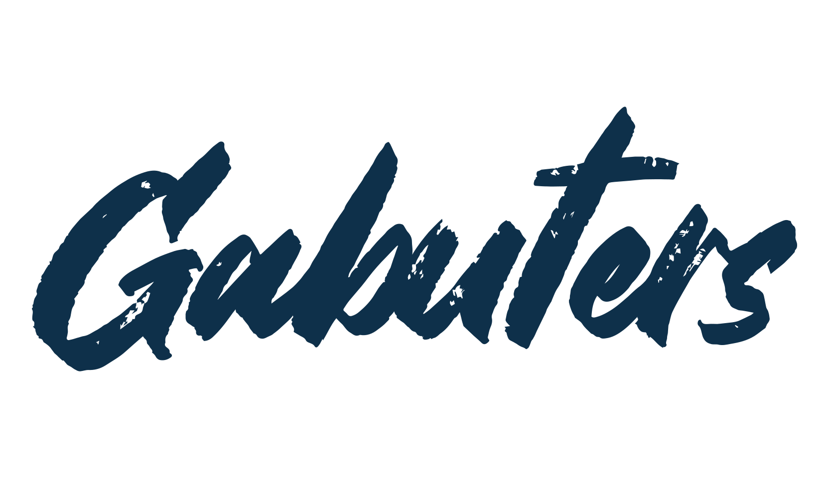 Gabuters, brush font preview