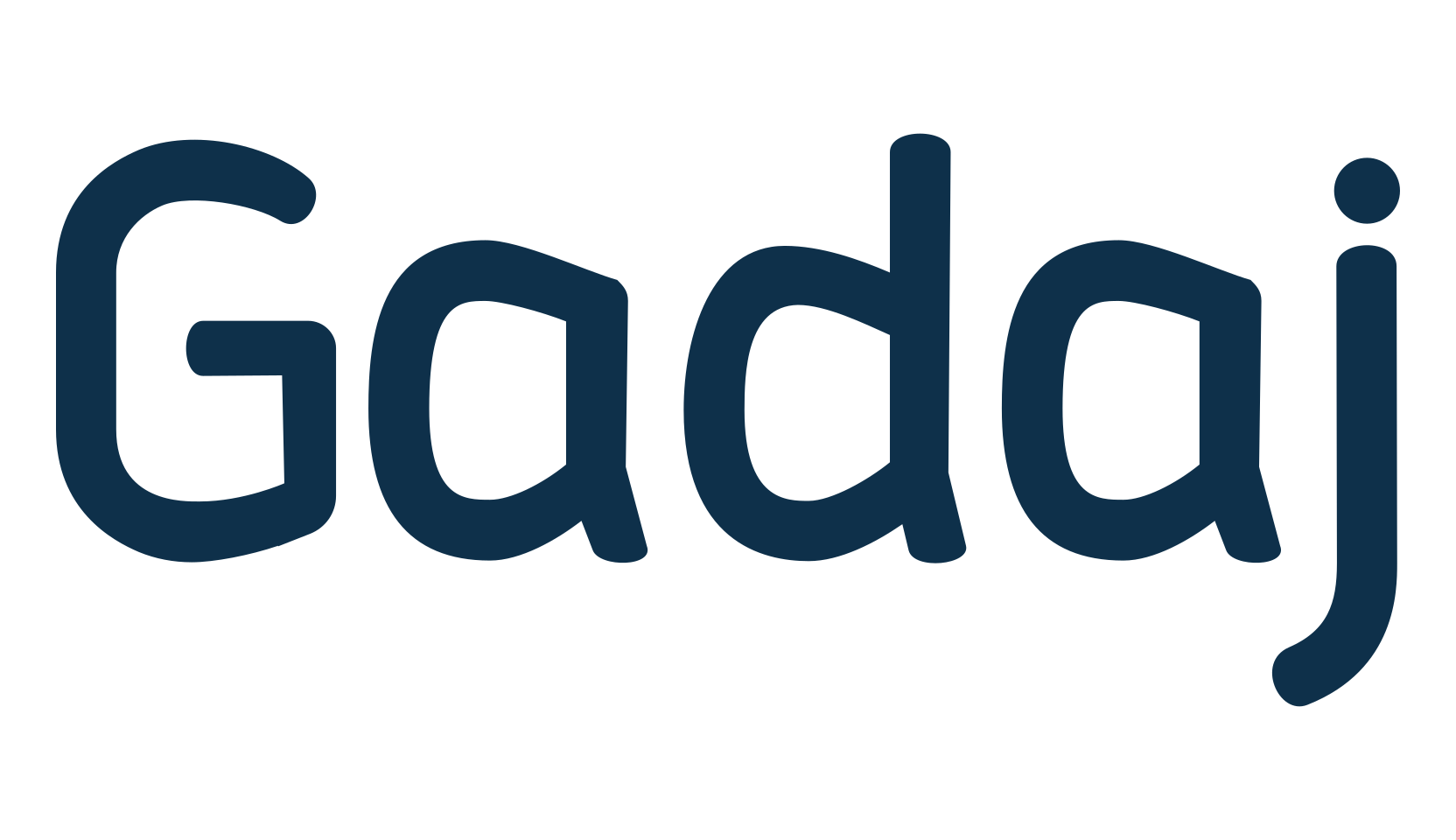 Gadaj, basic sans serif font preview