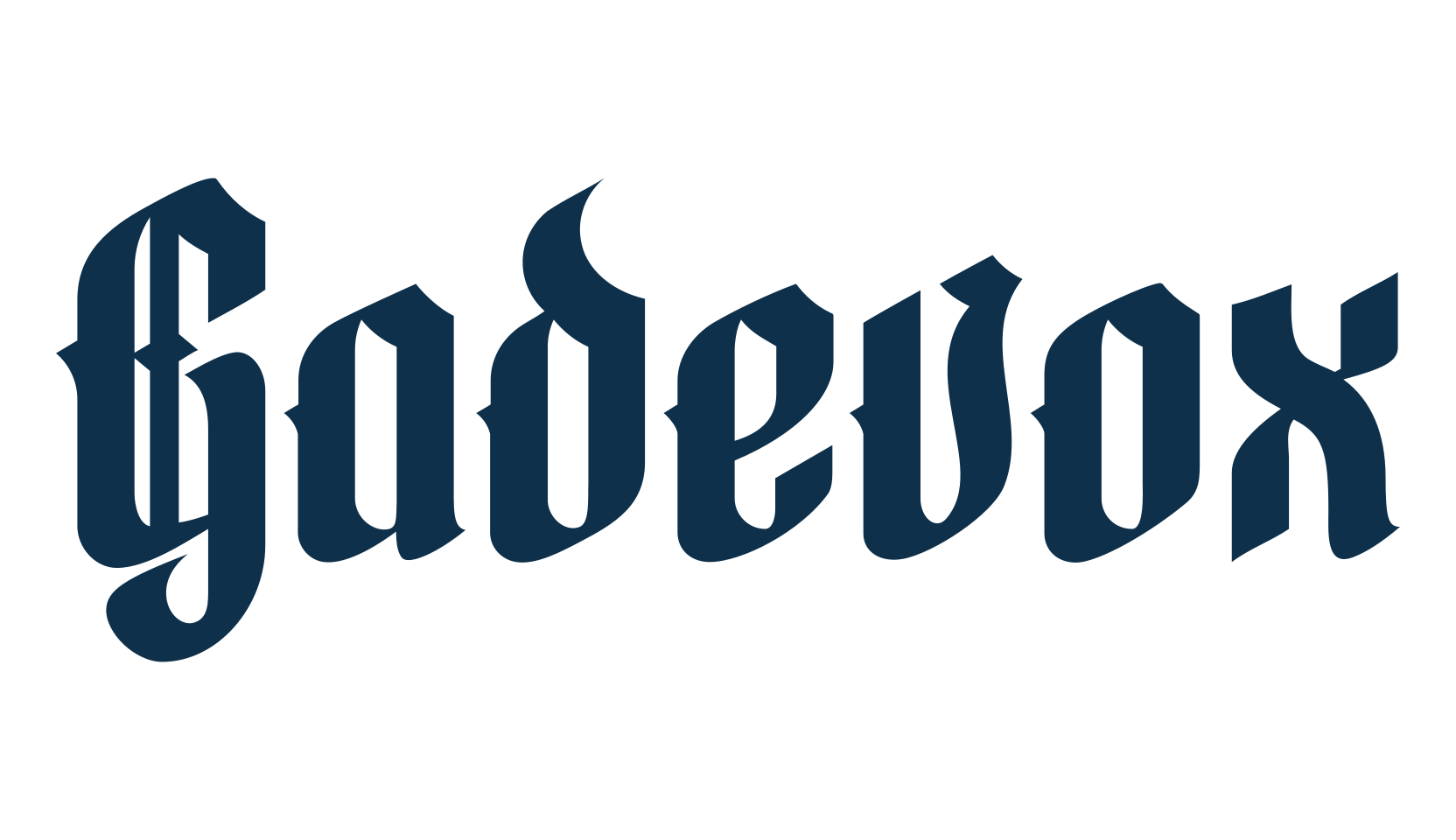 Gadevox, modern font preview