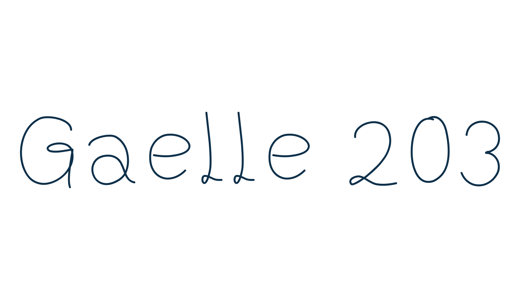Gaelle 203, script handwritten fancy decorative calligraphy font preview