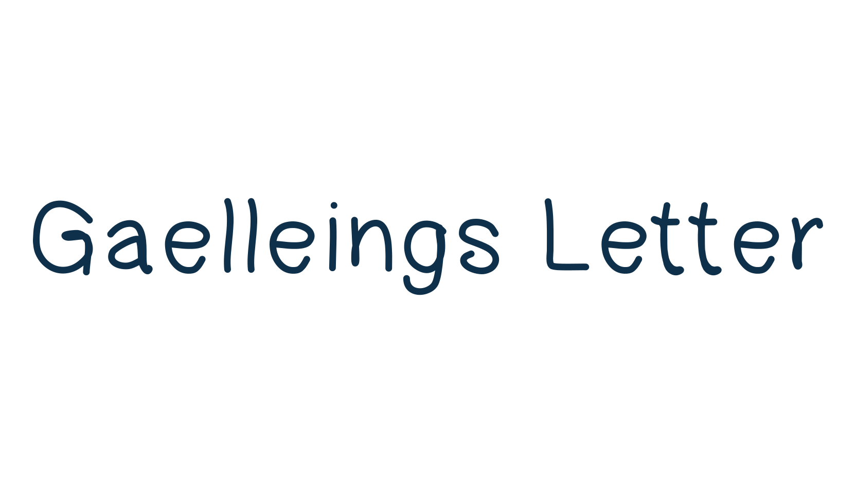 Gaelleings Letter, script handwritten fancy decorative calligraphy font preview