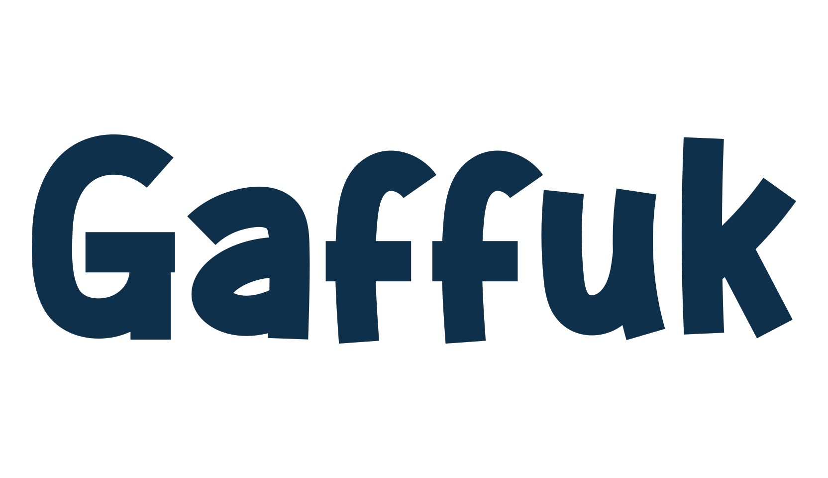Gaffuk, fancy cartoon decorative font preview