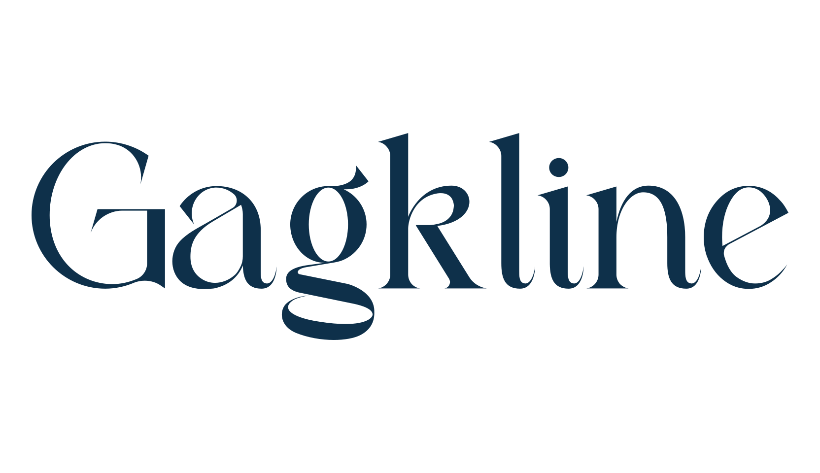 Gagkline, serif font preview