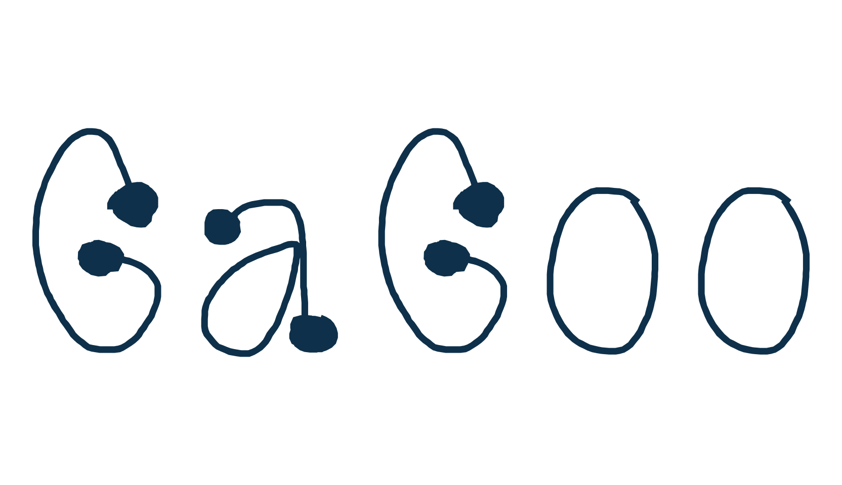 GaGoo, various font preview