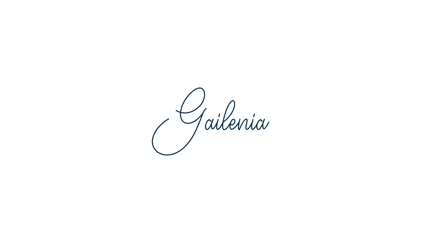 Gailenia, handwriting font preview