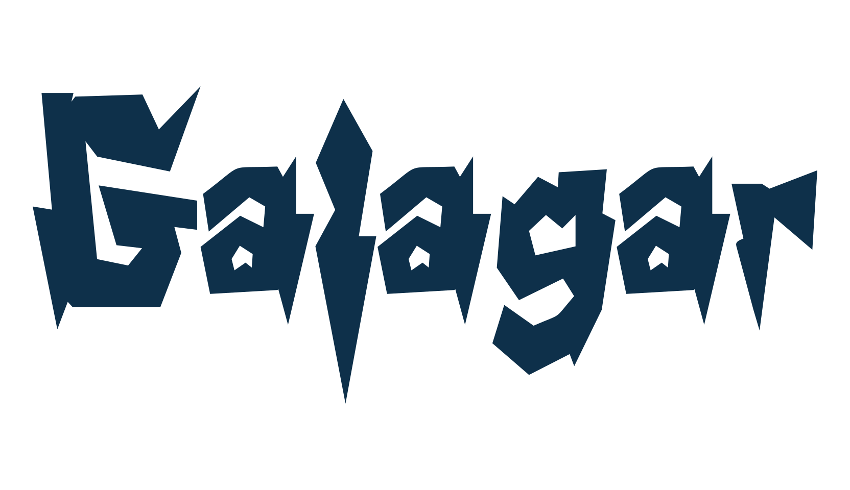 Galagar, holiday halloween fancy decorative horror font preview